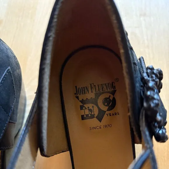 John Fleuvog Truth Alisha T-strap Size 6 - Picture 10 of 12